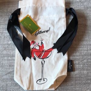 Authentic Kate Spade Wine Tote Bag. New with tag.